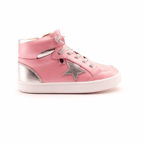 Starling Boot - Pearlised Pink/Silver