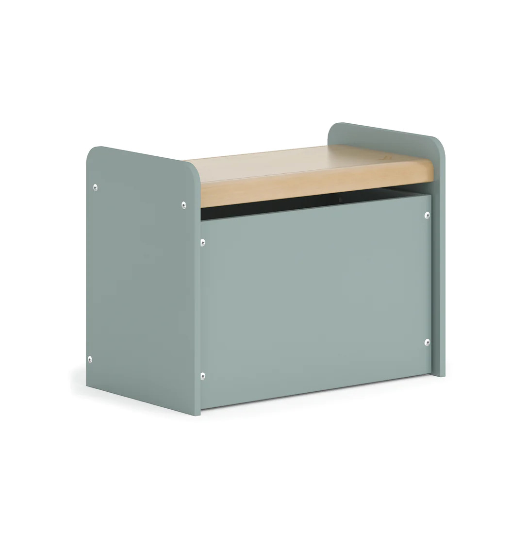 Boori Tidy Toy Box - Barley + Almond [Colour: Blueberry + Almond ]