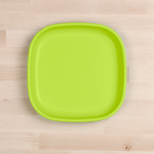 Re-Play Large Flat Plate - Lime Green