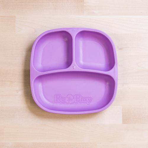 Re-Play Small Divided Plate Tray - Purple