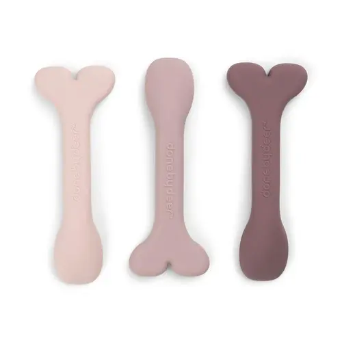 Done By Deer Silicone Baby Spoon 3 Pack - Wally Powder