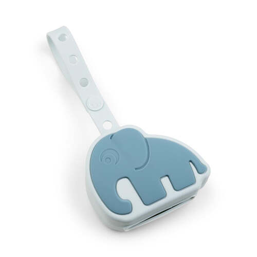 Done By Deer Silicone Pacifier Pouch - Elphee Blue