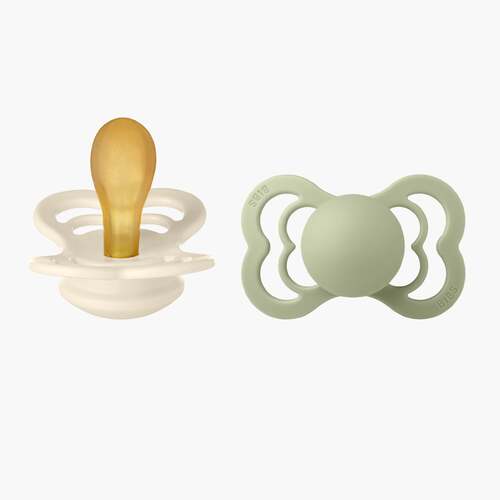 BIBS Supreme Dummies (Set Of 2) - Size 2 - IVORY/SAGE