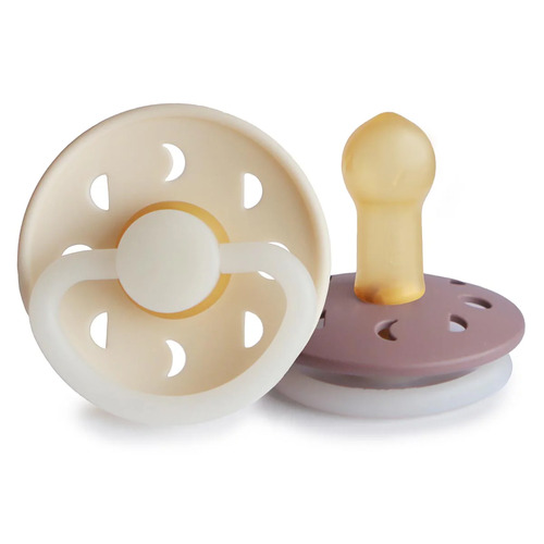 FRIGG Moon Dummies (Set Of 2) - Size 2 - Cream Night/Twilight Mauve Night