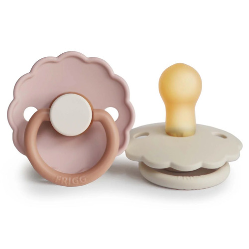FRIGG Daisy Dummies (Set Of 2) - Size 1 - Biscuit/Cream