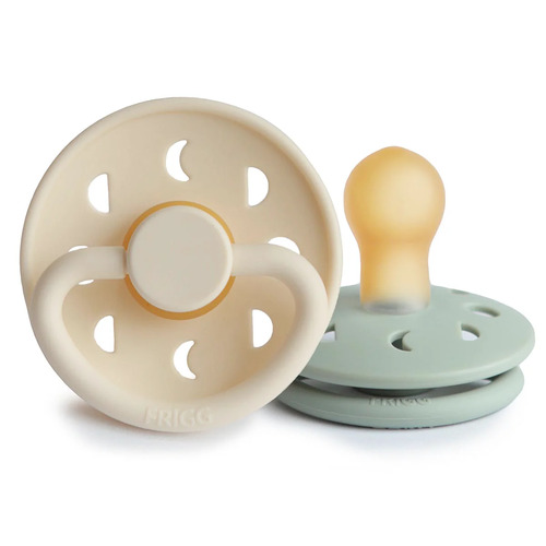 FRIGG Moon Dummies (Set Of 2) - Size 1 - Cream/Sage