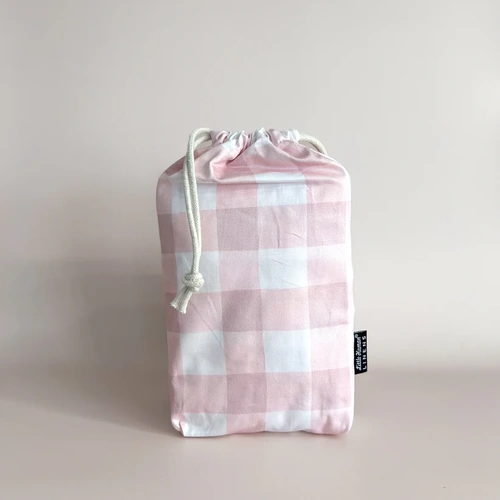 Co-Sleeper Bassinet/Change Pad Waterproof Sheet - Pink Gingham