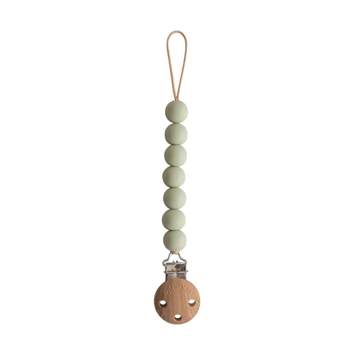 Mushie Halo Pacifier Clip - Sage