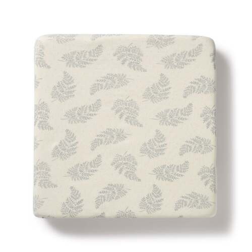 Organic Pointelle Cot Sheet - Forever Ferns