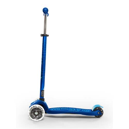 Maxi Micro Deluxe LED Kids Scooter - Navy Blue