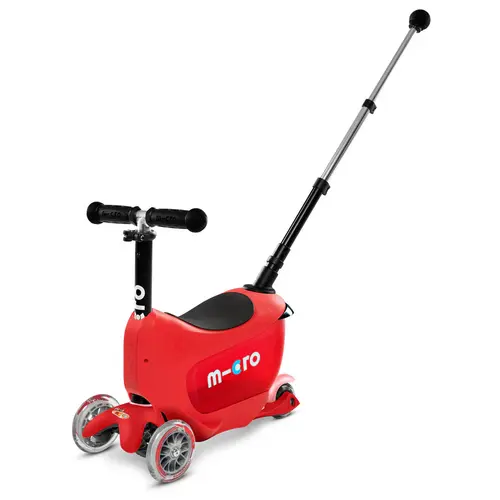 Micro Mini2Go Deluxe Plus Ride On Scooter - Red