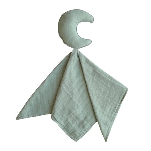 Mushie Lovey Moon Blanket - Roman Green