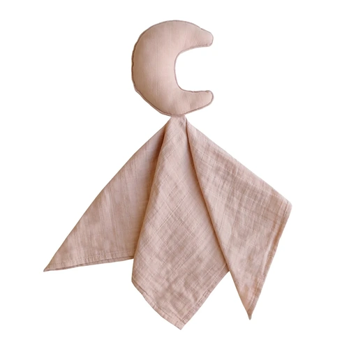 Mushie Lovey Moon Blanket - Blush