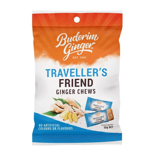 Buderim Ginger Traveller's Friend Ginger Chews