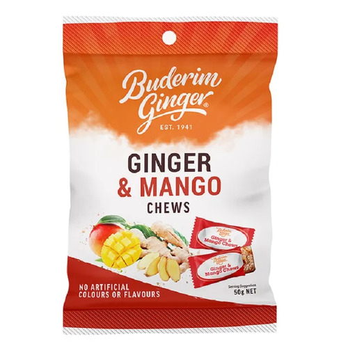 Buderim Ginger Ginger & Mango Chews