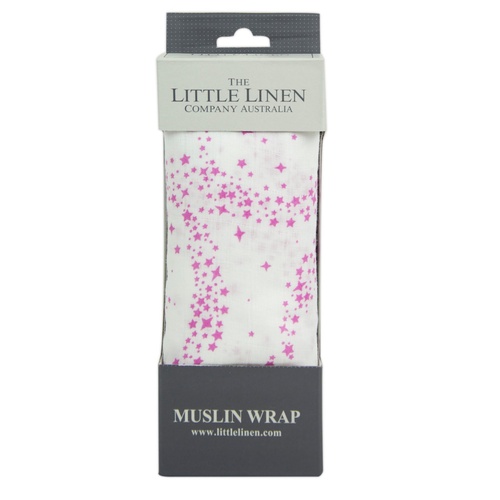 Muslin Wrap - Starlight Pink