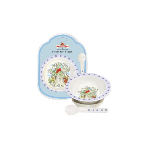 Bunnykins Suction Bowl And Spoon - Shining Stars Blue