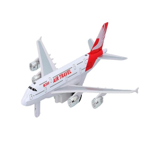 Die Cast Metal Civil Aircraft M380 - Red