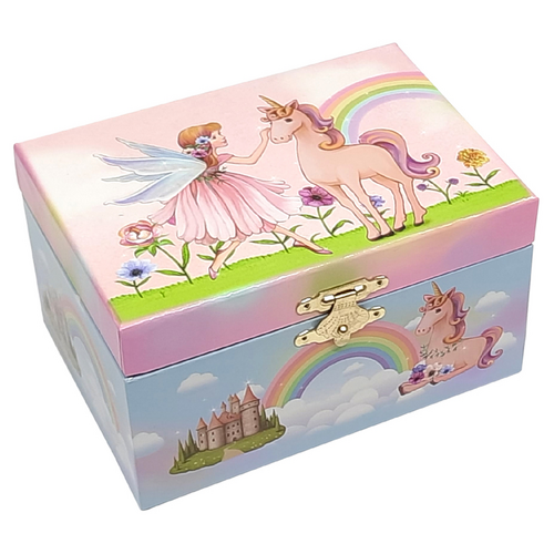 Musical Jewellery Box - Fairy + Unicorn