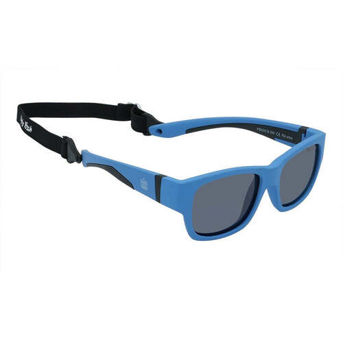 Blue Frame Smoke Lens Sunglasses