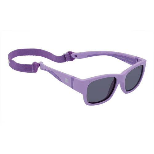 Purple Frame Smoke Lens Sunglasses