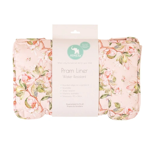 Water Resistant Pram Liner - Spring Bloom