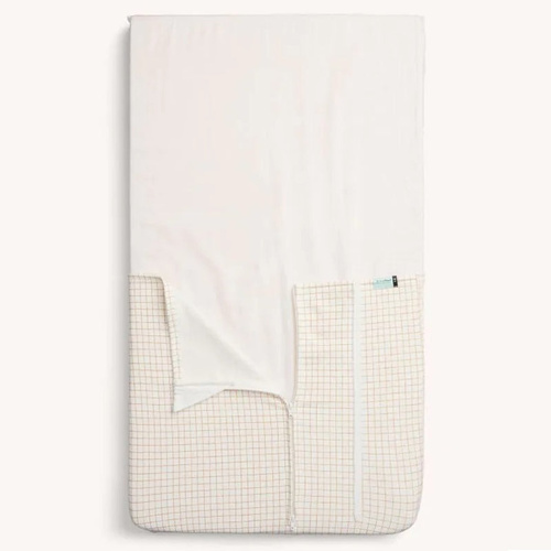 ergoPouch Bassinet/Cradle Baby Tuck Sheet - Caramel Grid