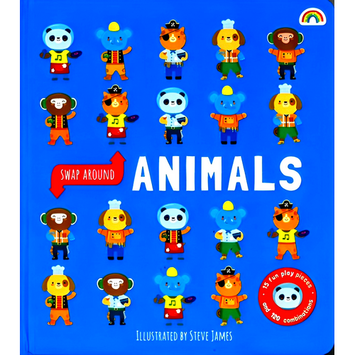 Swap Around Animals Book