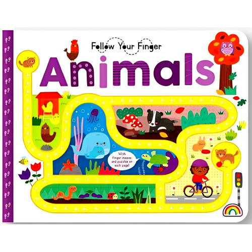 Follow Your Finger Animals Book
