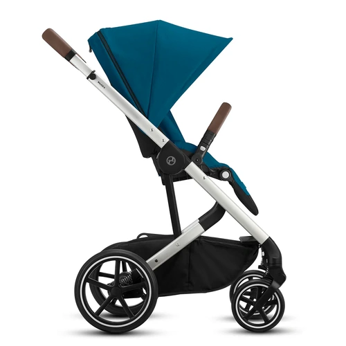 Cybex Balios S Lux Pram - Silver/River Blue