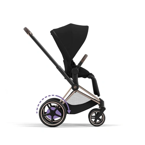 Cybex e-Priam Pram - Rose Gold Frame