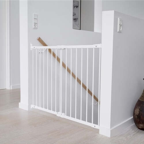 BabyDan Flexi Fit Gate - Metal White