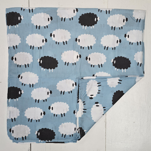 Muslin Baby Wrap - Counting Sheep