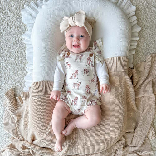 Fawn Meadow Playsuit - Natural