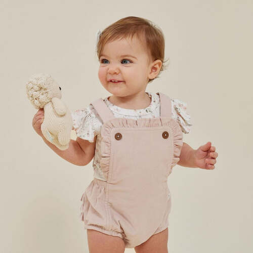 Pink Cord Playsuit