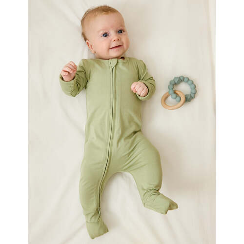 Boody Baby Long Sleeve Romper - Sage