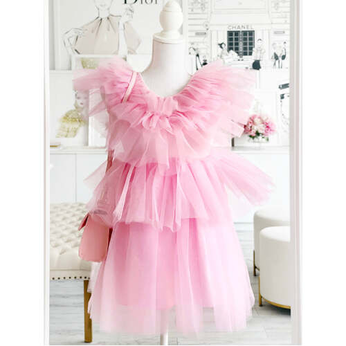 Claris The Mouse Fashion Tulle Dress - Pink