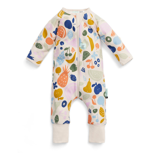 ergoPouch Long Sleeve Layer/Romper - 0.2 Tog - Fruit Salad