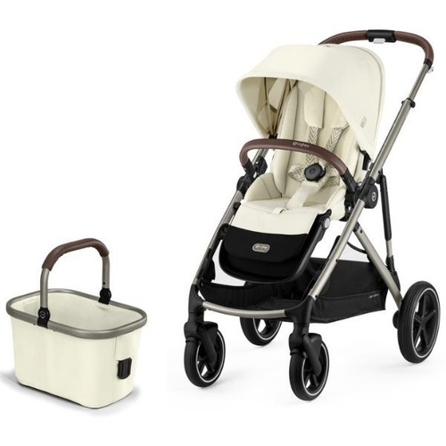 Cybex Gazelle S Pram + Gazelle S Carrycot + Cloud Q Capsule And Base Travel System Combo