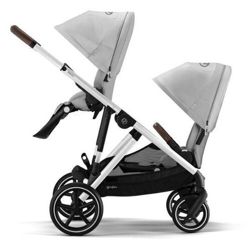 Cybex Gazelle S Pram + Gazelle S Second Seat [Colour: Lava Grey ]