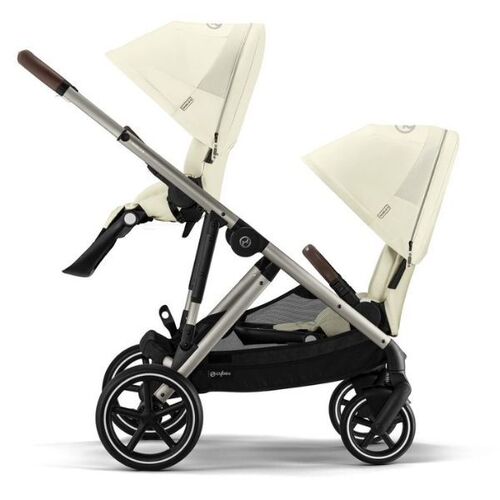 Cybex Gazelle S Pram + Gazelle S Second Seat [Colour: Seashell Beige ]