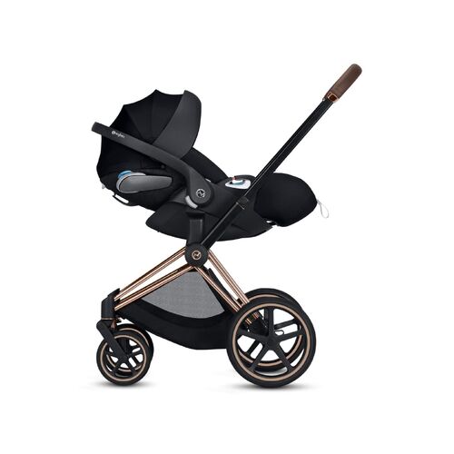 Cybex Priam Pram + Cloud Q Capsule And Base  - Rose Gold Frame 