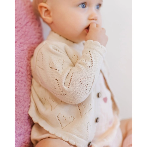 Quincy Mae Knit Cardigan - Ivory