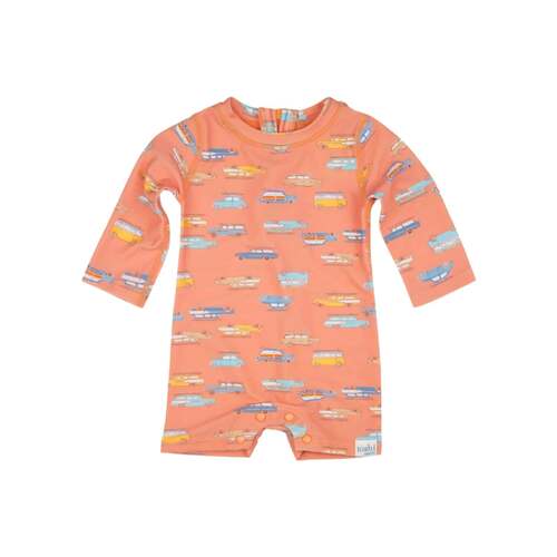 Swim Long Sleeve Onesie Classic - Surfs Up