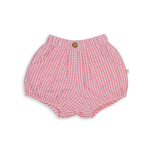 Girls Shorts - Berry Gingham