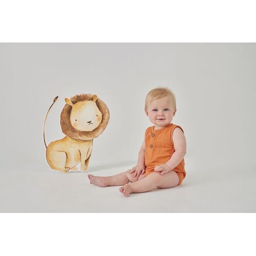 Bubble Romper - Caramel