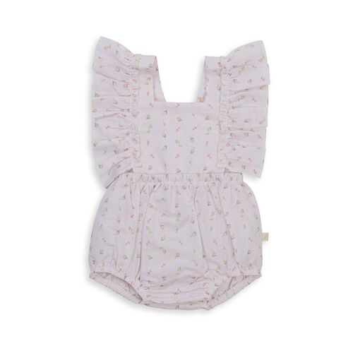 Ruffle Romper - Pretty In Pink