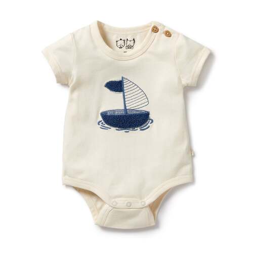 Organic Bodysuit - Nautical