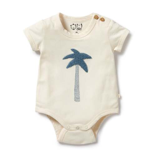 Organic Bodysuit - Palm