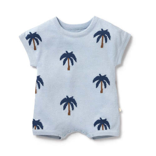 Organic Knitted Growsuit - Little Palm